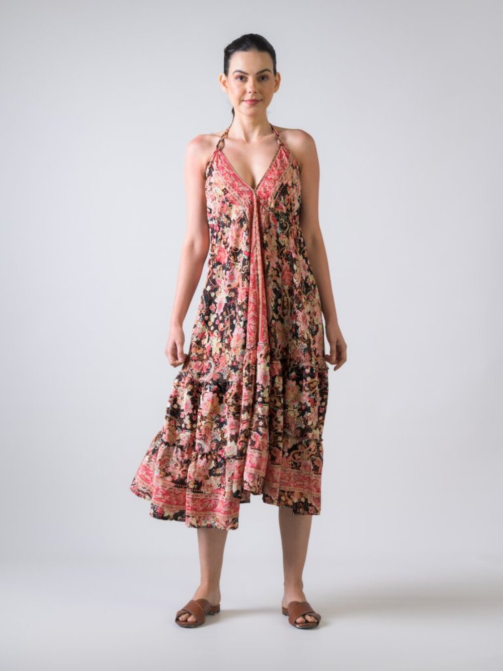 24.) Rhea Dori Pattern Dress (Assorted)